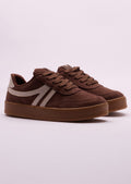 Tênis Feminino Via Marte Casual em Nobuck Marrom - Monjuá