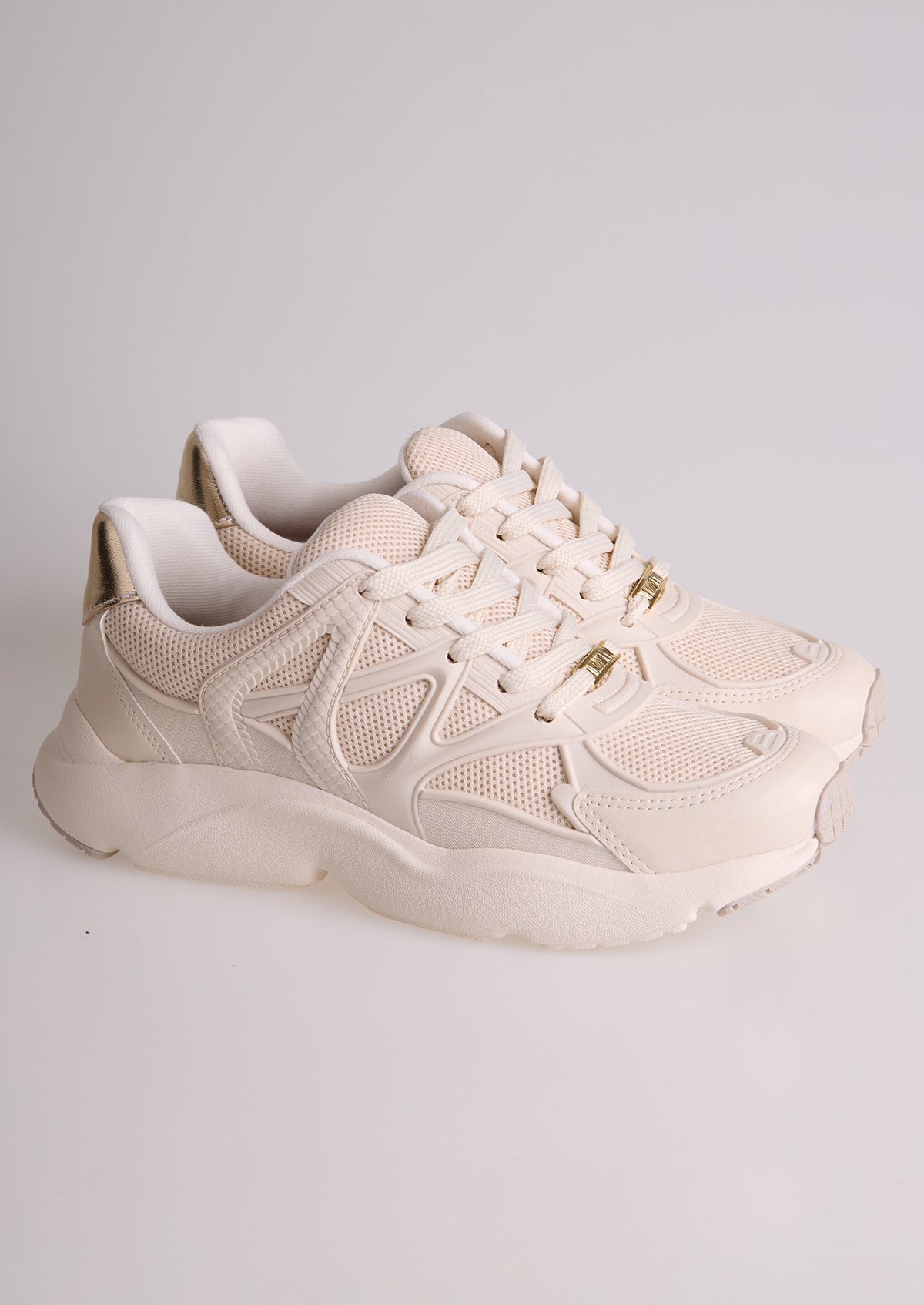 Tênis Feminino Esportivo Vizzano Casual Bege - Monjuá