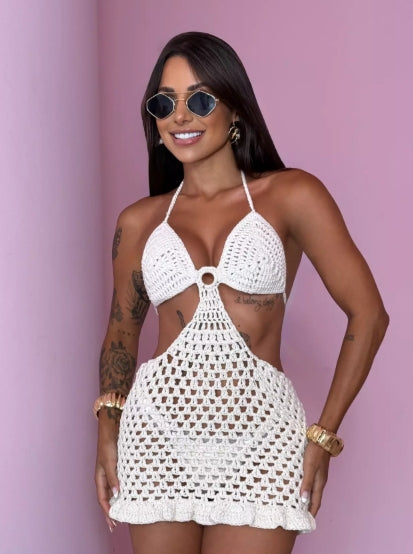 Vestido crochê