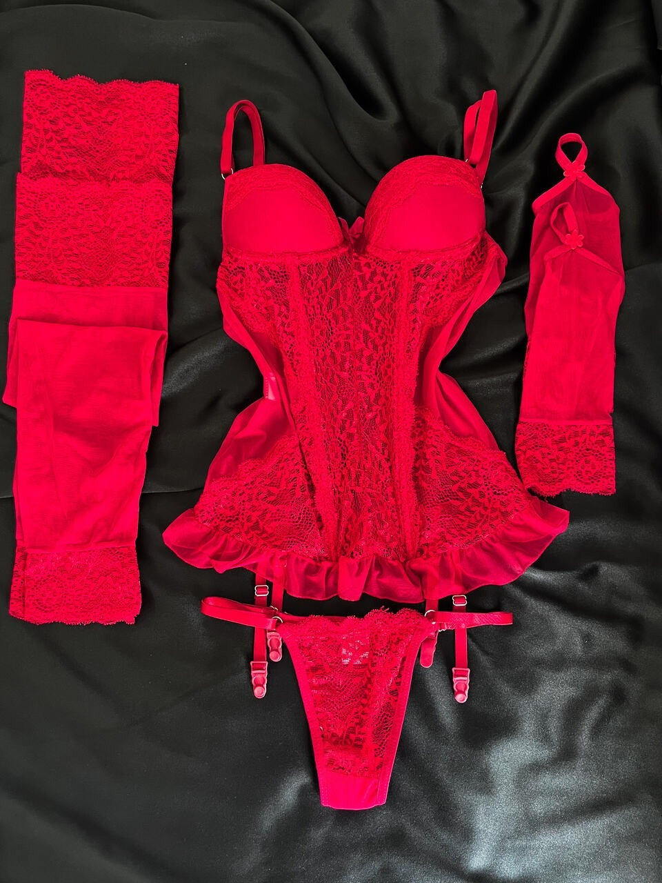 Lingerie Completa Espartilho