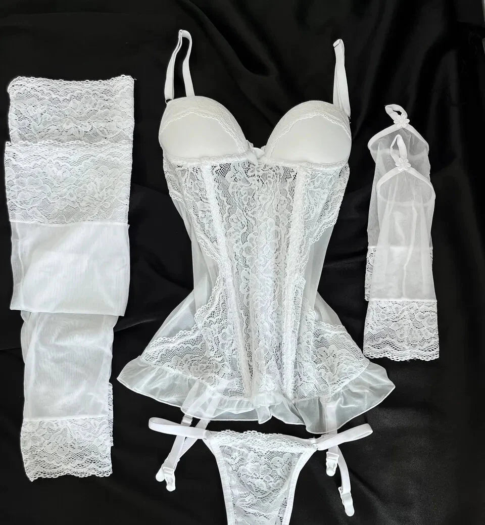 Lingerie Completa Espartilho